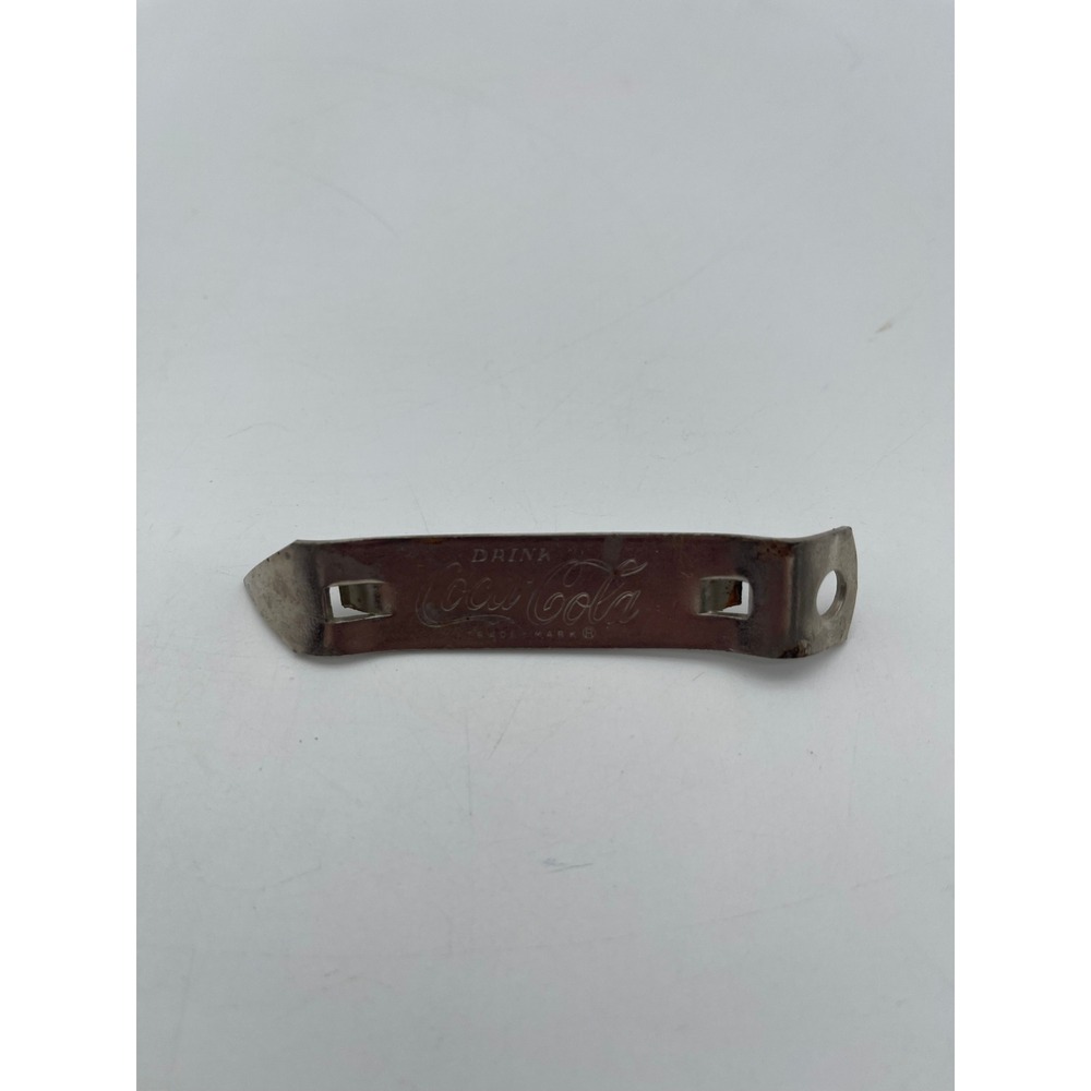 Vintage Coca-Cola Bottle Opener EKCO Chicago Metal Church Key Soda Advertising